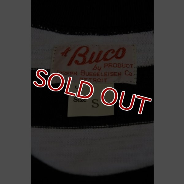 画像7: BUCO STRIPE TEE S/S BC18002 WHITExBLACK (7)