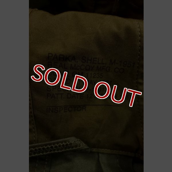 画像17: THE REAL McCOY'S M-1951 PARKA MJ17118 (17)