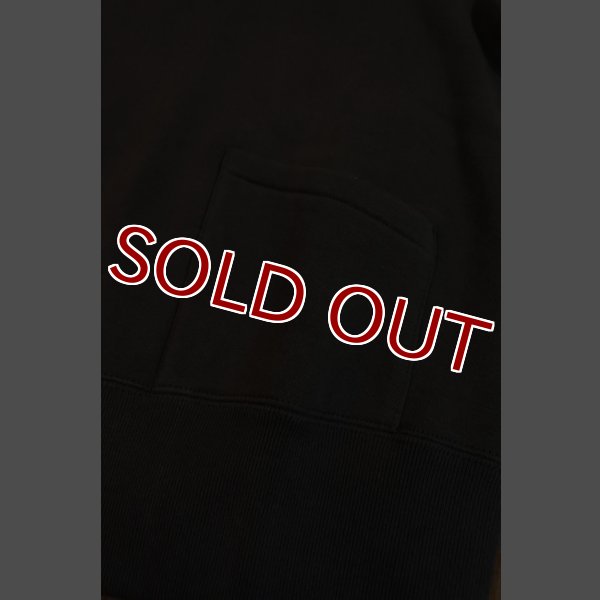 画像5: JOE McCOY 1/4 ZIP SWEATSHIRT MC18113 CHARCOAL 再入荷 (5)