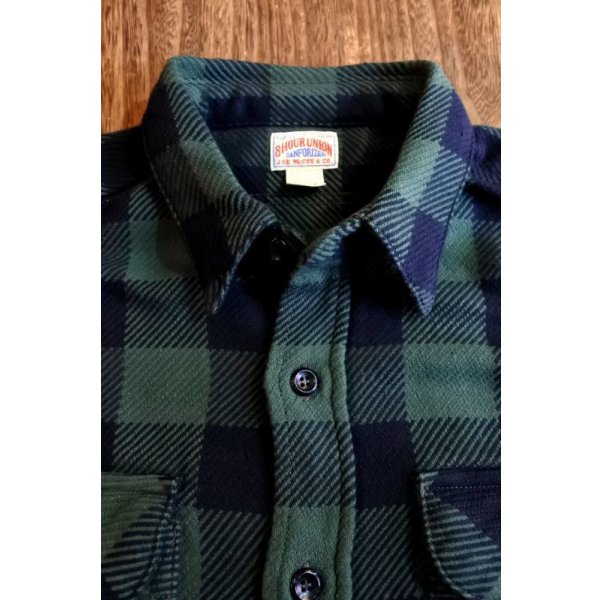 画像3: JOE McCOY 8 HOUR UNION BUFFALO CHECK FLANNEL SHIRT MS20101 (3)