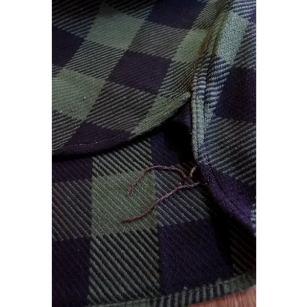 画像6: JOE McCOY 8 HOUR UNION BUFFALO CHECK FLANNEL SHIRT MS20101 (6)