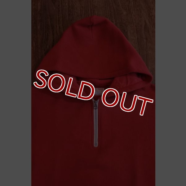画像3: JOE McCOY 1/4 ZIP SWEATSHIRT MC18113 RED (3)