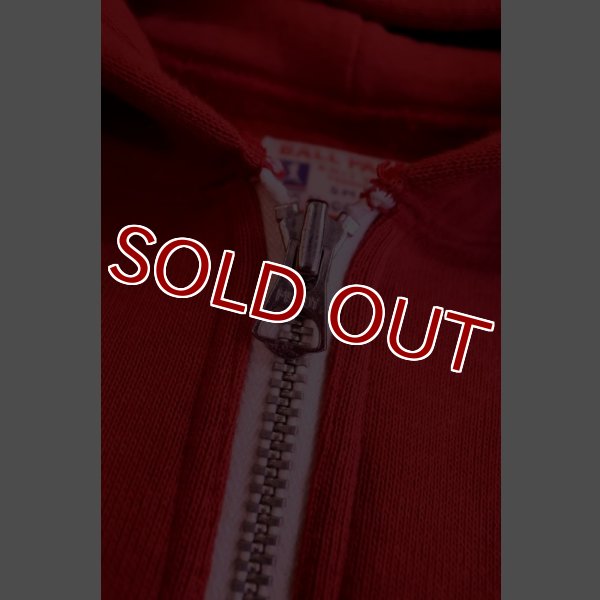 画像4: JOE McCOY 1/4 ZIP SWEATSHIRT MC18113 RED (4)