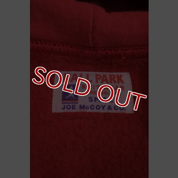画像8: JOE McCOY 1/4 ZIP SWEATSHIRT MC18113 RED (8)