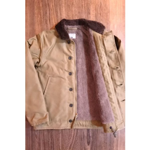 画像3: THE REAL McCOY'S N-1 DECK JACKET (KHAKI) / STENCIL MJ22115 (3)
