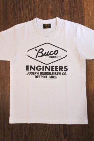 画像: BUCO TEE / ENGINEERS BC24003 WHITE