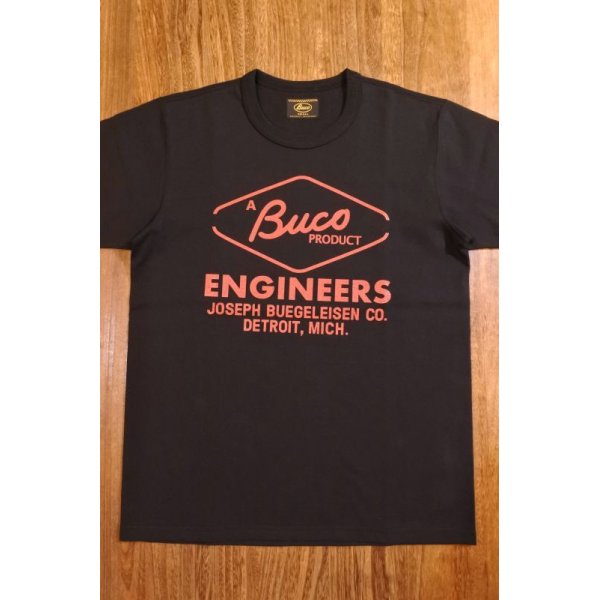 画像1: BUCO TEE / ENGINEERS BC24003 BLACK (1)