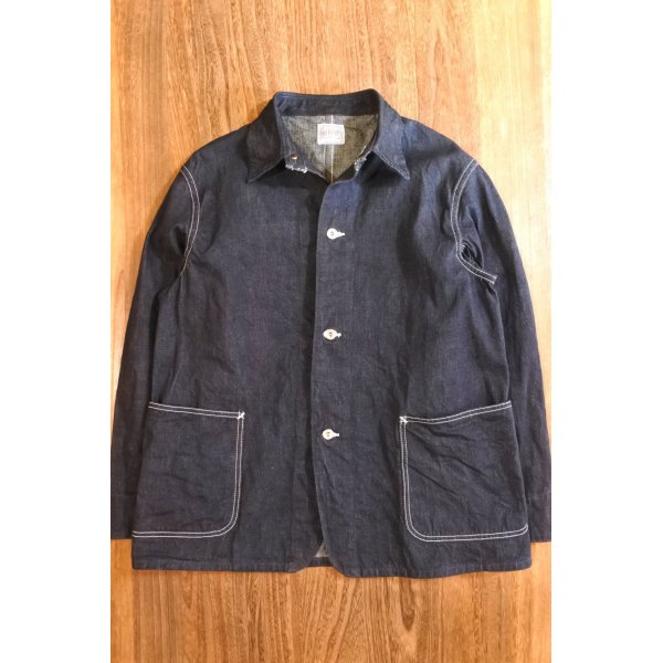 画像1: JOE McCOY WWll DENIM CHORE COAT MJ24013 (1)