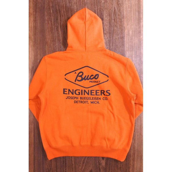 画像2:  BUCO F/Z PARKA / ENGINEER ORANGE x BLACK BC23102 (2)