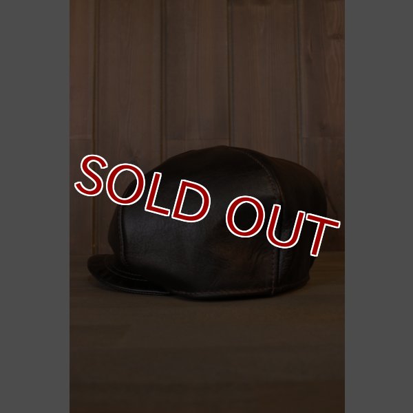画像3: JOE McCOY HORSEHIDE NEWSBOY CAP MA24108 (3)