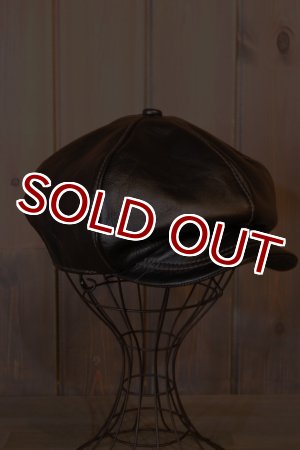画像: JOE McCOY HORSEHIDE NEWSBOY CAP MA24108