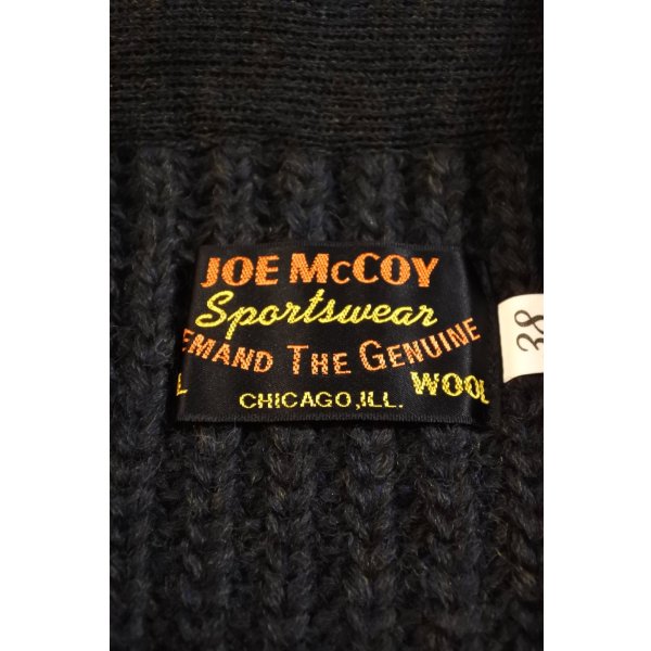 画像7: JOE McCOY STRIPED SHAWL COLLAR CARDIGAN MC24111 (7)