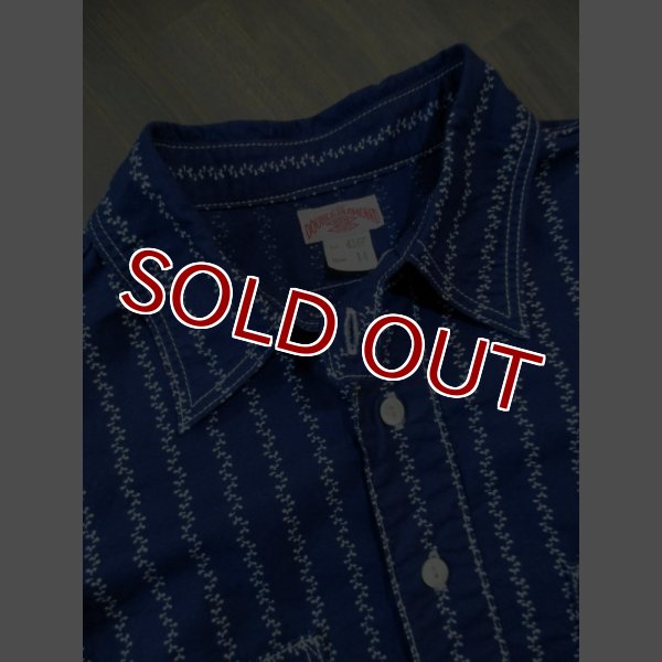 画像3: JOE McCOY DOUBLE DIAMOND FLOWER PATTERN SHIRT Lot.416F MS15022 (3)