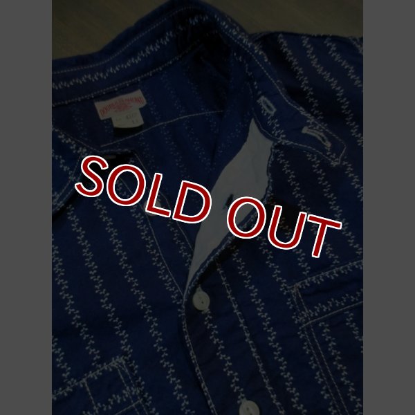 画像4: JOE McCOY DOUBLE DIAMOND FLOWER PATTERN SHIRT Lot.416F MS15022 (4)