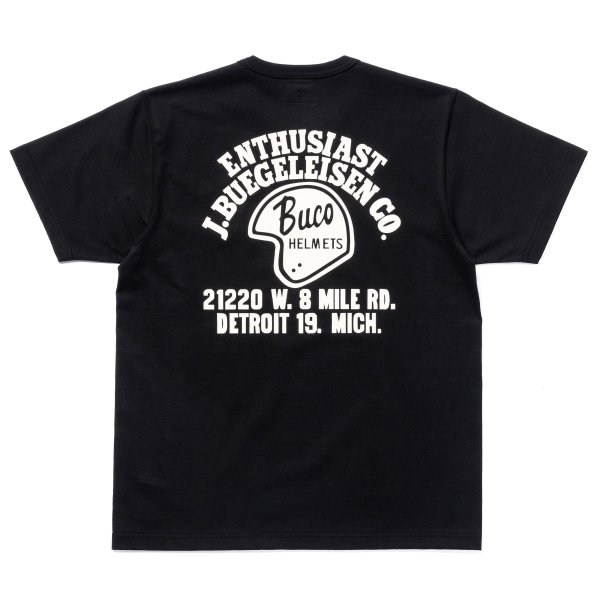 画像2: BUCO TEE / ENTHUSIAST BC25005 BLACK (2)