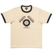 画像1: JOE McCOY TEE / WHIZZ GUNNER MC25016 ECRUxBLACK (1)