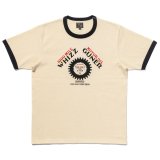 画像: JOE McCOY TEE / WHIZZ GUNNER MC25016 ECRUxBLACK
