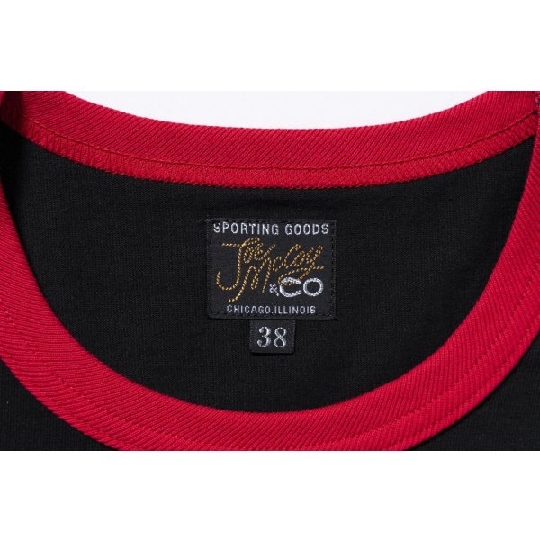 画像3: JOE McCOY TEE / WHIZZ GUNNER MC25016 BLACKx RED (3)