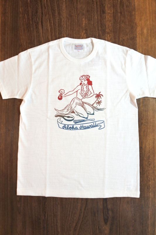 THE REAL McCOY'S AMERICAN ATHLETIC TEE / ALOHA, HAWAII MC23031